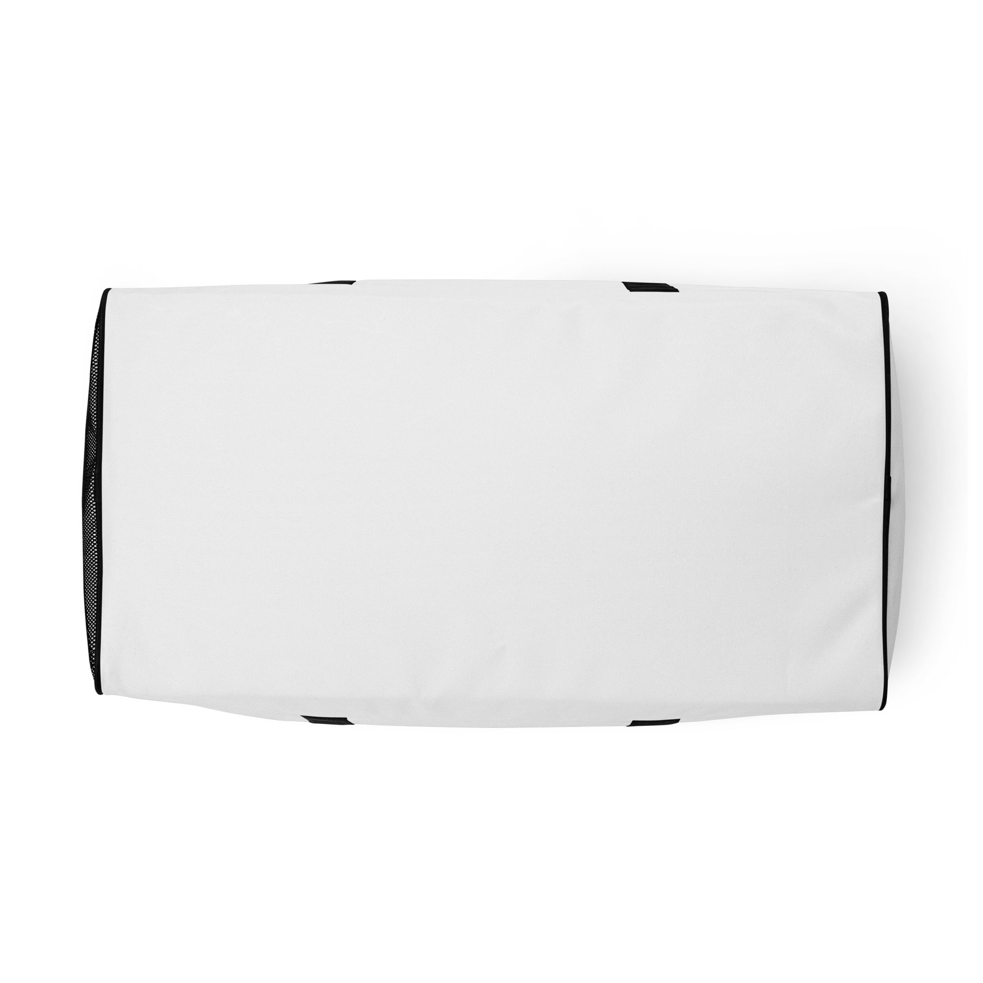 White duffel bag