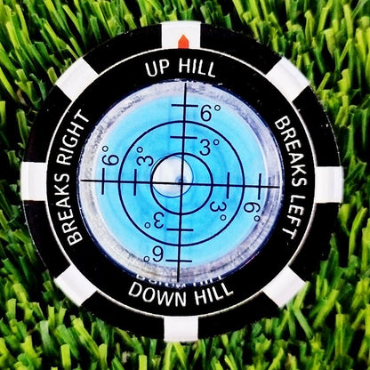 Putt Green Reader Poratble Golf Putting Tool for Golfer Golf Ball Marker High Precision Level Green Reading Aid Golf Accessories