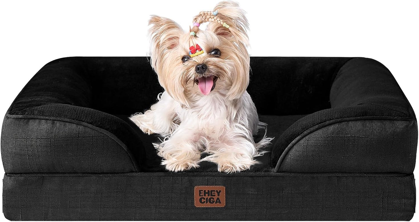 The Pooch Palace: Where Your Medium-Sized Furball Can Snooze Like Royalty on a Waterproof Cloud with a Side of Non-Slip Shenanigans!