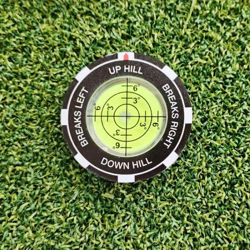 Putt Green Reader Poratble Golf Putting Tool for Golfer Golf Ball Marker High Precision Level Green Reading Aid Golf Accessories