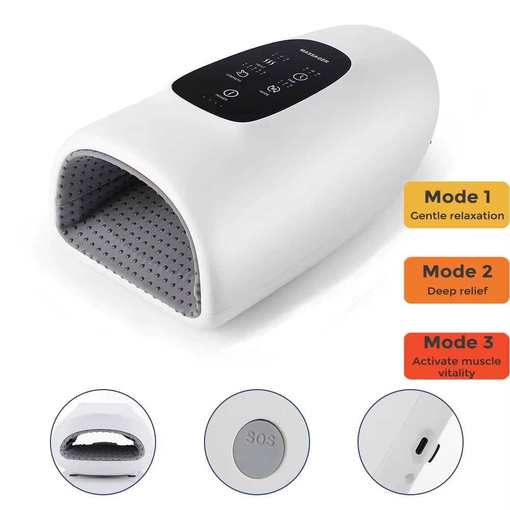 Electric hand massager with 5 Levels of air compression.