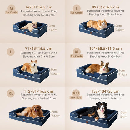 The Pooch Palace: Where Your Medium-Sized Furball Can Snooze Like Royalty on a Waterproof Cloud with a Side of Non-Slip Shenanigans!