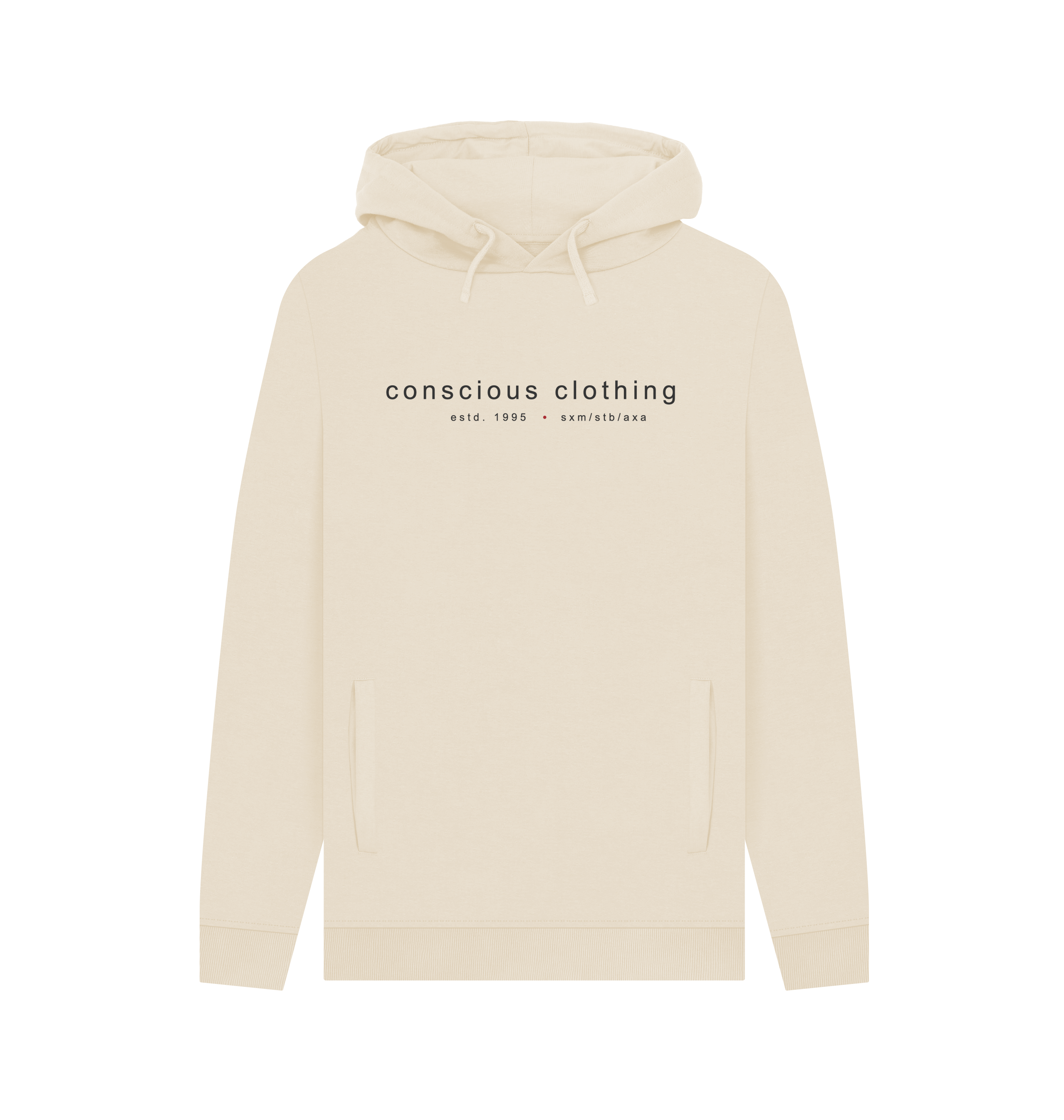 Oat Printed Hoody Front