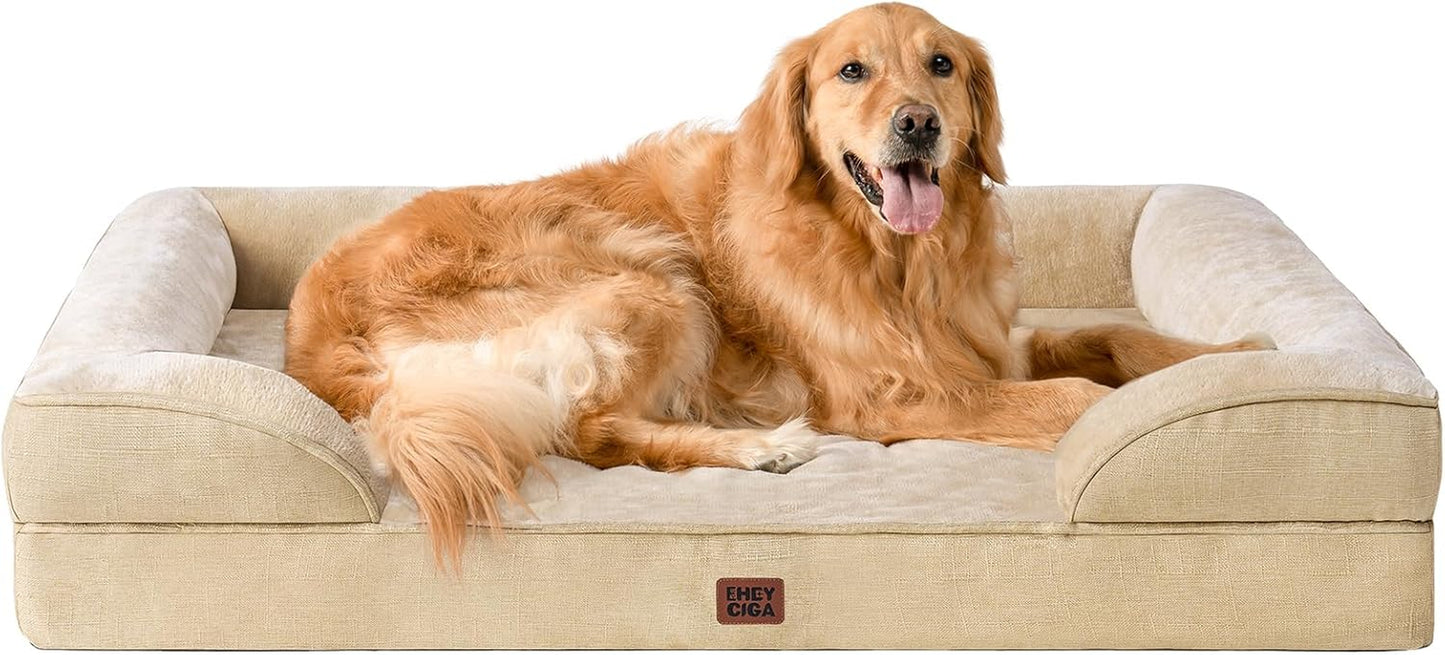 The Pooch Palace: Where Your Medium-Sized Furball Can Snooze Like Royalty on a Waterproof Cloud with a Side of Non-Slip Shenanigans!