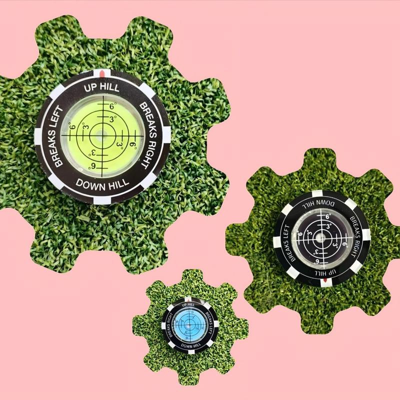 Putt Green Reader Poratble Golf Putting Tool for Golfer Golf Ball Marker High Precision Level Green Reading Aid Golf Accessories