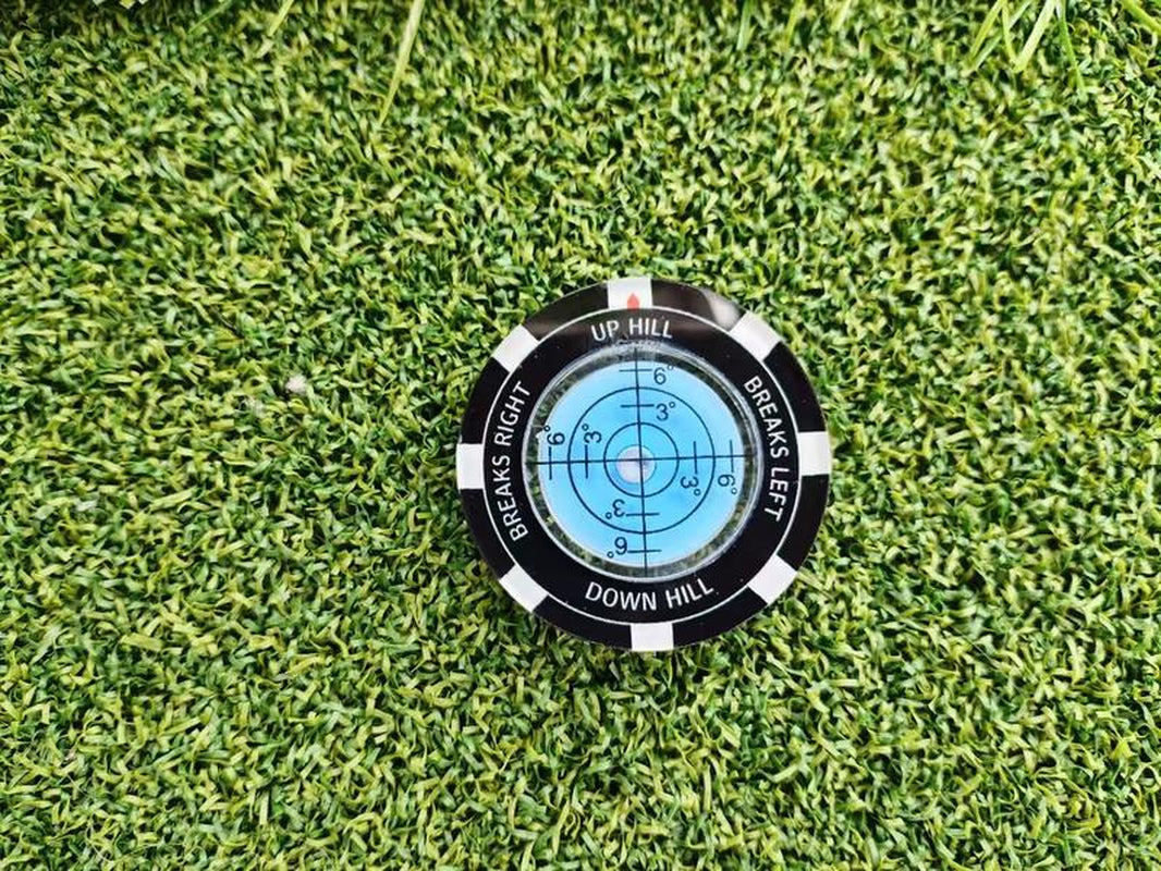 Putt Green Reader Poratble Golf Putting Tool for Golfer Golf Ball Marker High Precision Level Green Reading Aid Golf Accessories