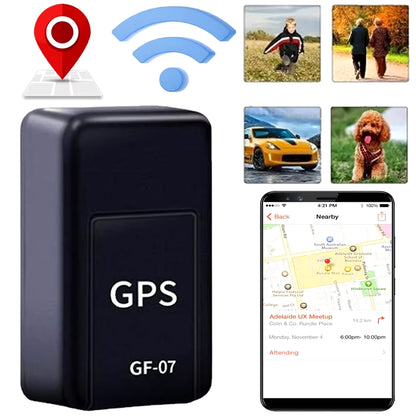 Mini GPS Tracker GF07 - Strong Magnetic Car Locator with Anti-Lost Alarm & App Control