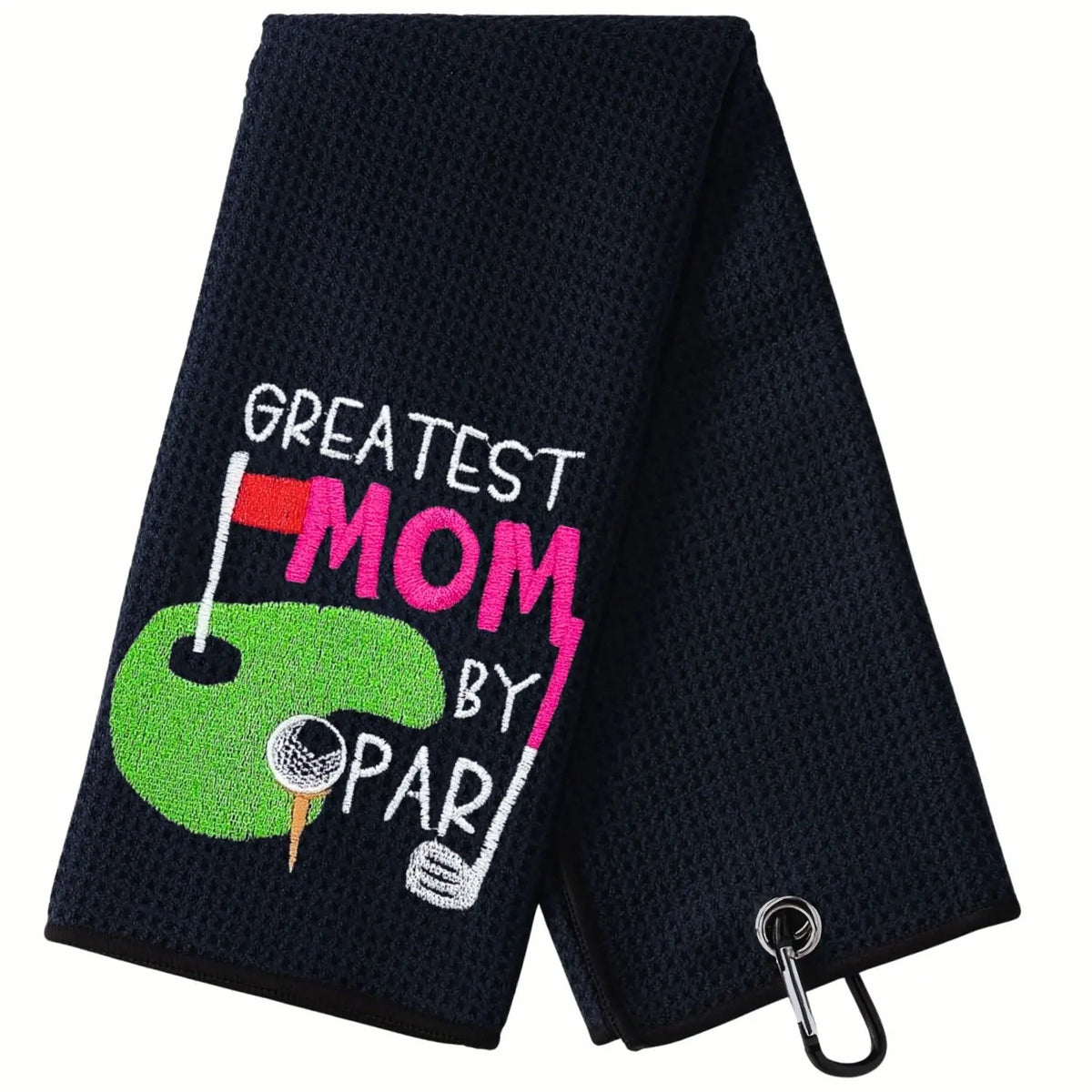 Stylish Cartoon & Letter Print Golf Towel - Soft, Portable Golf Accessory for Men & Women - Perfect Golf Gift!