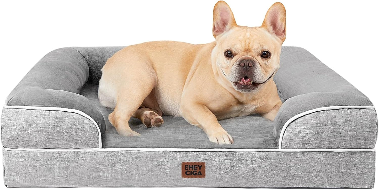 The Pooch Palace: Where Your Medium-Sized Furball Can Snooze Like Royalty on a Waterproof Cloud with a Side of Non-Slip Shenanigans!