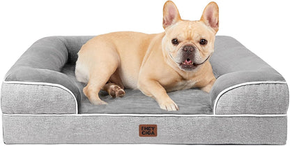 The Pooch Palace: Where Your Medium-Sized Furball Can Snooze Like Royalty on a Waterproof Cloud with a Side of Non-Slip Shenanigans!