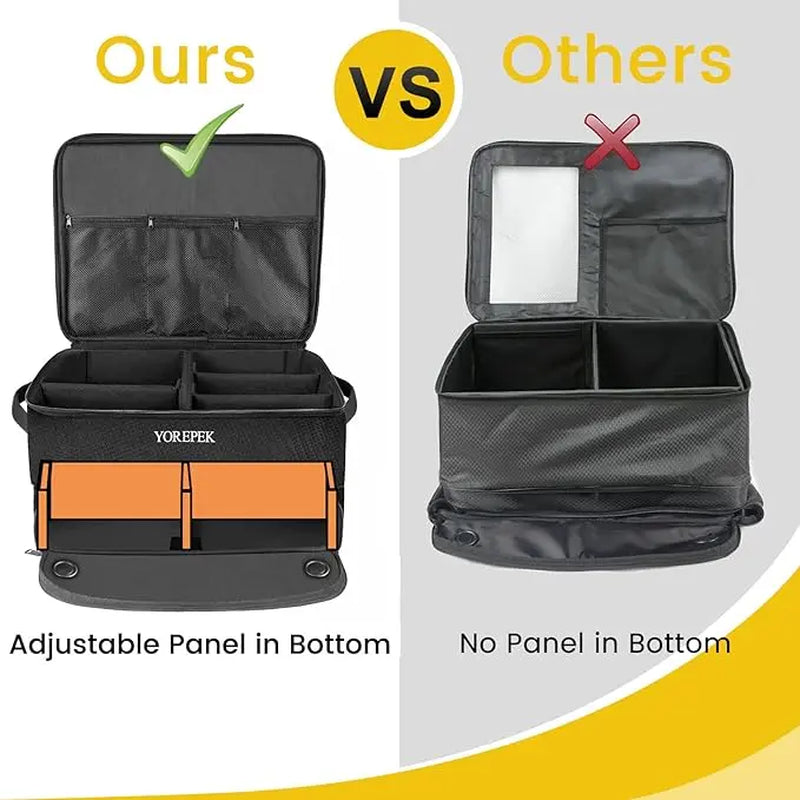 Ultimate Golf Trunk Organizer - Waterproof Storage with Ventilated Shoe Compartment for Golf Gear