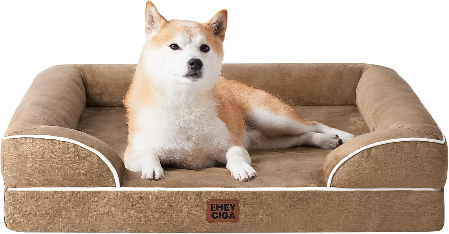 The Pooch Palace: Where Your Medium-Sized Furball Can Snooze Like Royalty on a Waterproof Cloud with a Side of Non-Slip Shenanigans!