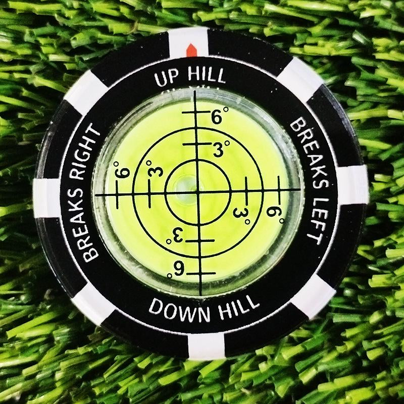 Putt Green Reader Poratble Golf Putting Tool for Golfer Golf Ball Marker High Precision Level Green Reading Aid Golf Accessories