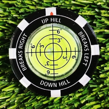 Putt Green Reader Poratble Golf Putting Tool for Golfer Golf Ball Marker High Precision Level Green Reading Aid Golf Accessories