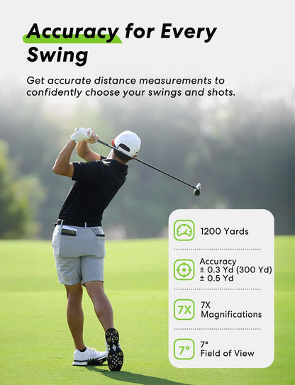 Golf Wizard: The 1200-Yard Magic Eye with Vibration and a Magnetic Personality for Finding Flags and Avoiding Trees!