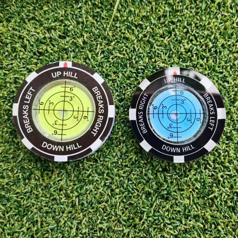 Putt Green Reader Poratble Golf Putting Tool for Golfer Golf Ball Marker High Precision Level Green Reading Aid Golf Accessories