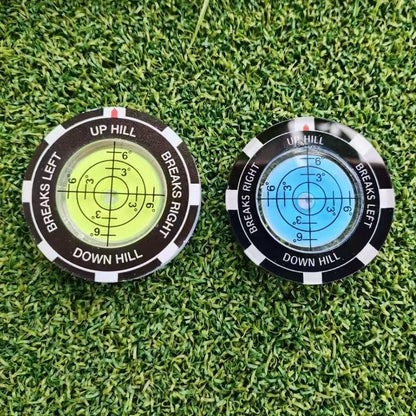 Putt Green Reader Poratble Golf Putting Tool for Golfer Golf Ball Marker High Precision Level Green Reading Aid Golf Accessories