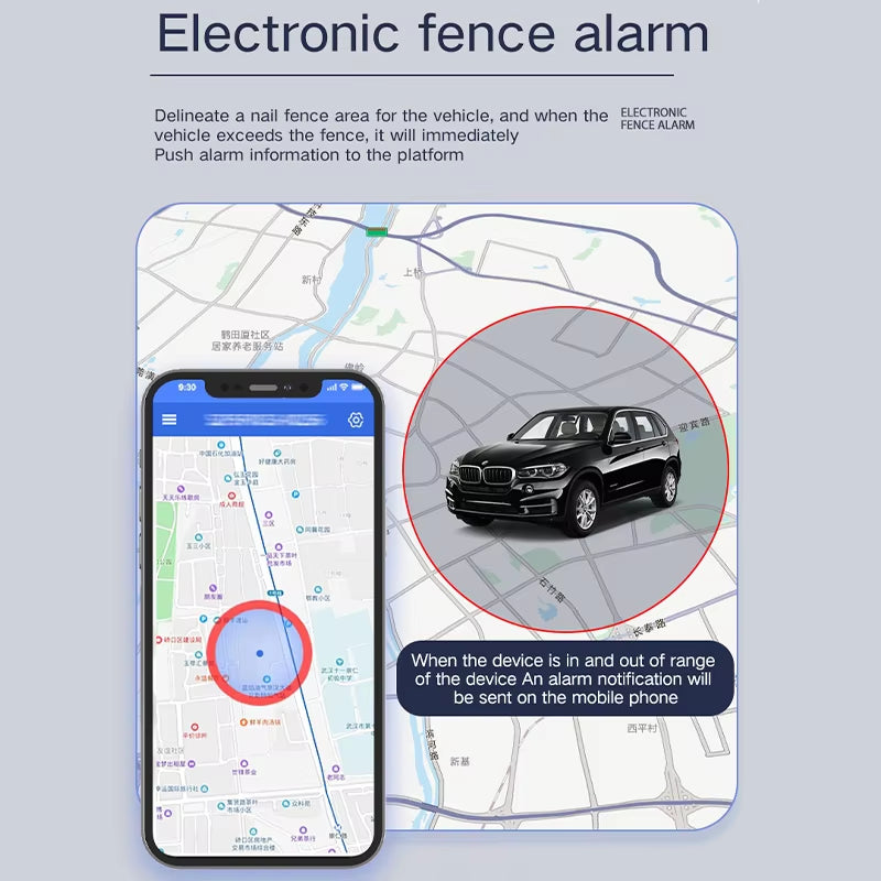Mini GPS Tracker GF07 - Strong Magnetic Car Locator with Anti-Lost Alarm & App Control