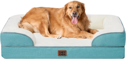 The Pooch Palace: Where Your Medium-Sized Furball Can Snooze Like Royalty on a Waterproof Cloud with a Side of Non-Slip Shenanigans!